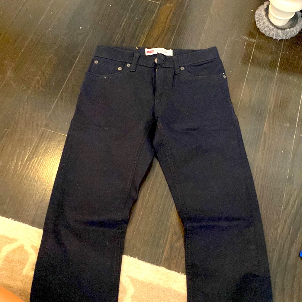 Never worn Black Levi pants boys size 12